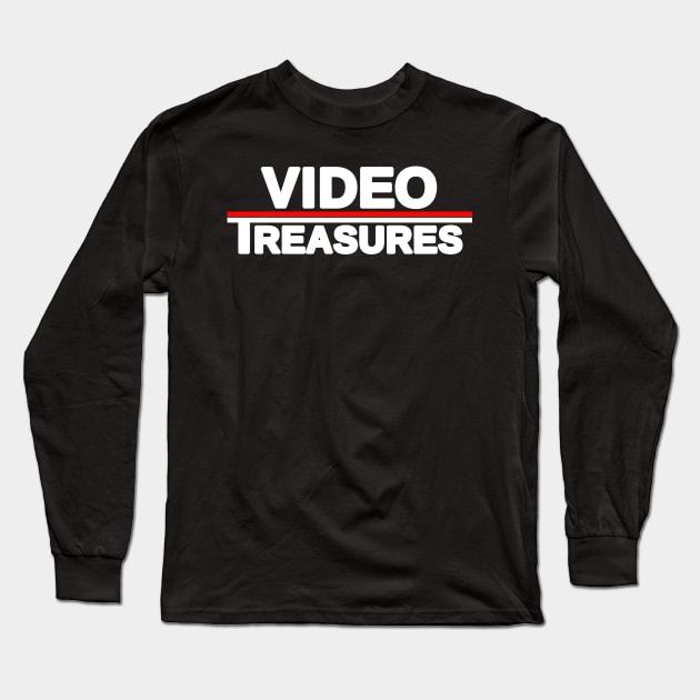 Video Treasures Long Sleeve T-Shirt by MondoDellamorto